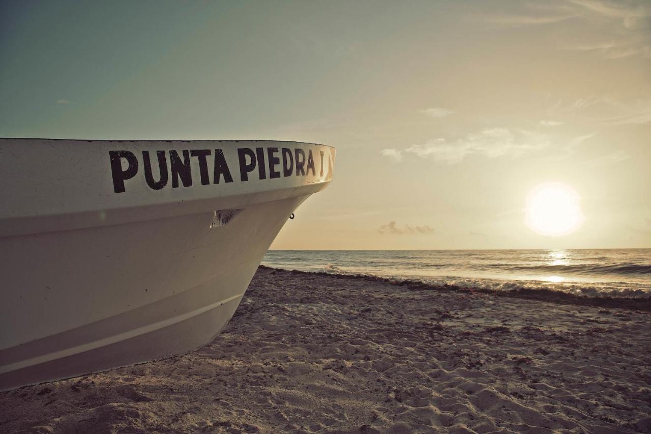 تولوم Punta Piedra Beach Posada المظهر الخارجي الصورة